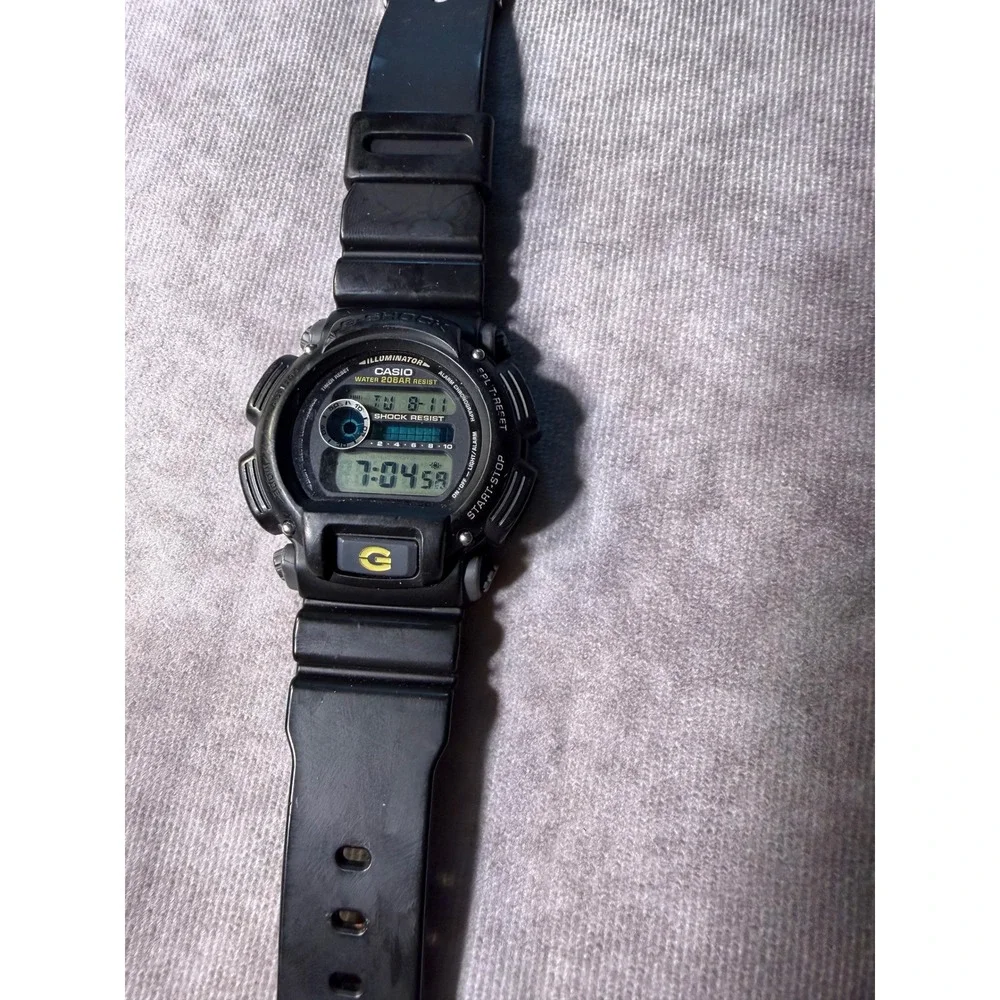 Casio G-Shock DW-9052 Black Digital Watch Shock Resist 200M Water Resistant 3232